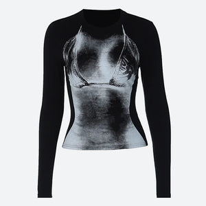 3D Body Print Top