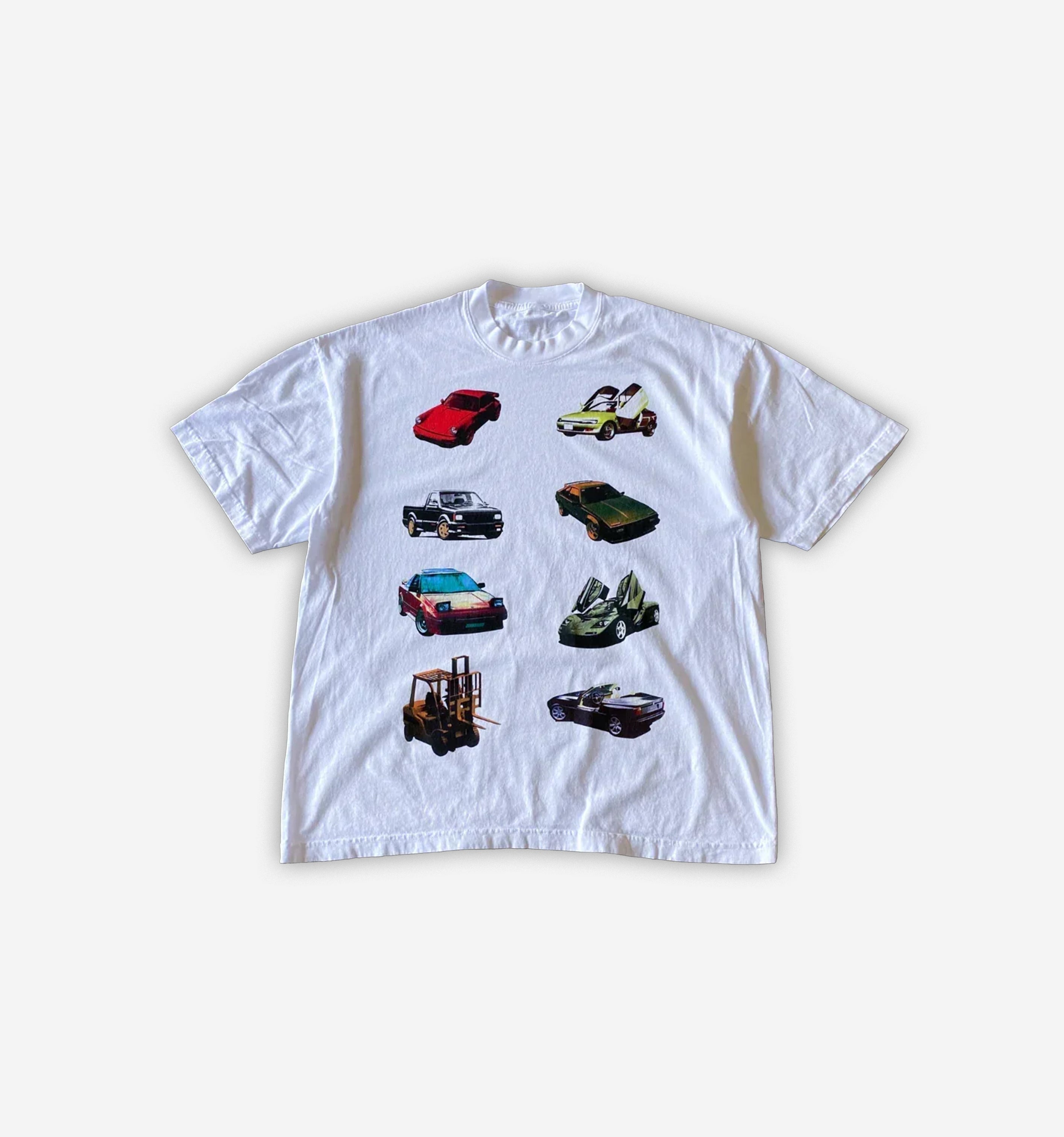 Y2K "Street Cars" Graphic T-Shirt-Tee-S-MAUV STUDIO®