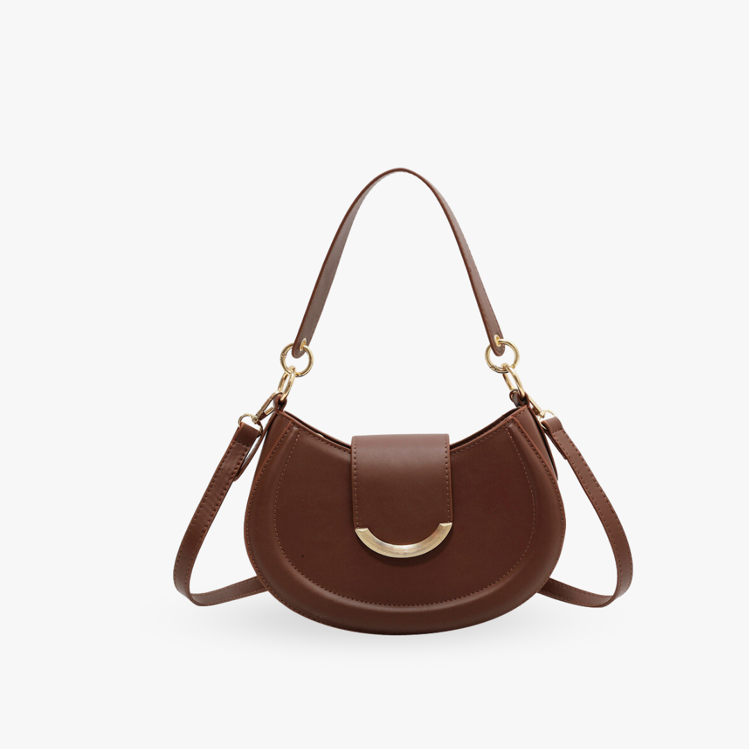 Lanor | Vegan Leather Half-Moon Bag