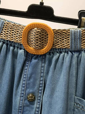 , Y2K skirt styled with a crop top