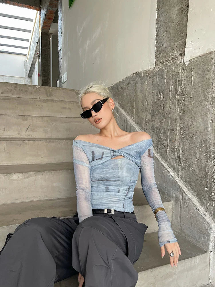 Acubi Mesh Top – MAUVSTUDIO®