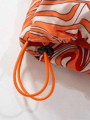 All Over Print Lapel Neck Sleeveless Jacket