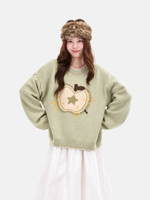 Apple Star Sweater