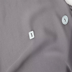 Backless Button Mini Dress view 5 | MAUVSTUDIO®