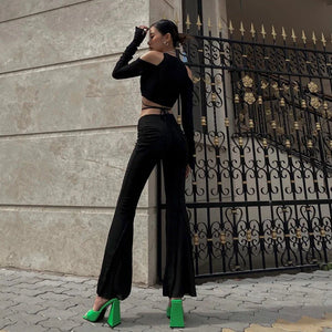 Baddie Cut-Out Wrap Top – MAUVSTUDIO®