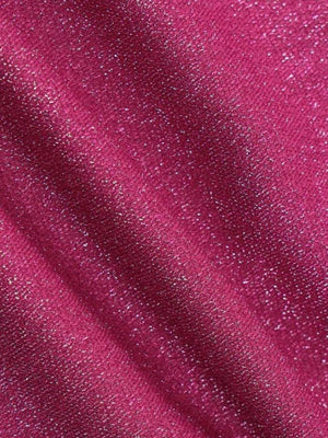 Baddie Glitter High Slit Mini Dress view 5 | MAUVSTUDIO®
