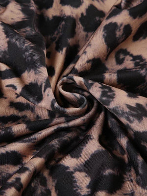 Baddie Leopard Mini Dress view 8 | MAUVSTUDIO®