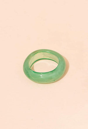 Bague Acrylique Colorée