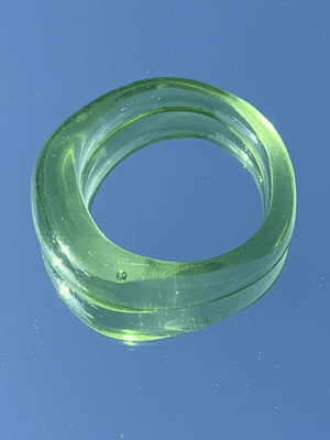 Bague Irrégulier Vert