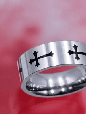 Bague Motif Croix