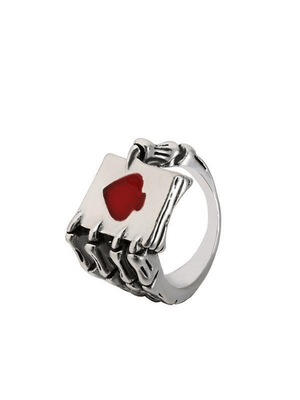 Bague de poker main squelette