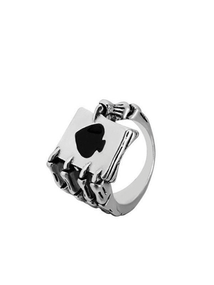 Bague de poker main squelette