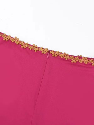 , Y2K skirt styled with a crop top