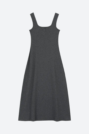 Basic Casual Button Up Midi Dress view 4 | MAUVSTUDIO®