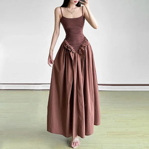 Basque Waist Dress view 3 | MAUVSTUDIO®