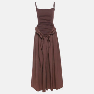 Basque Waist Dress view 6 | MAUVSTUDIO®