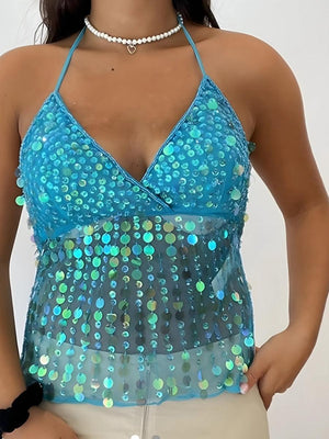 Beaded Backless Top – MAUVSTUDIO®