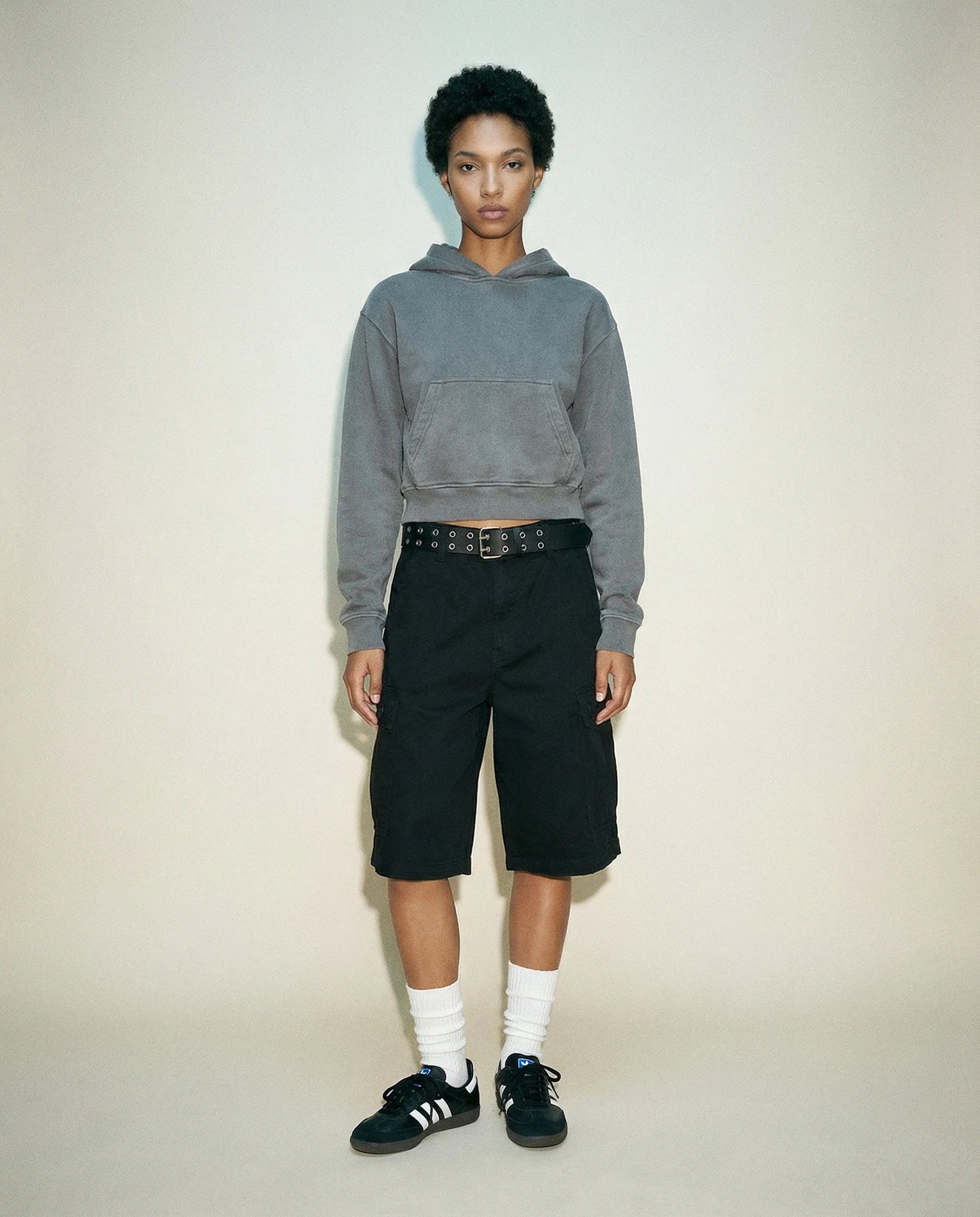 Y2K Casual High Waist Cargo Jorts