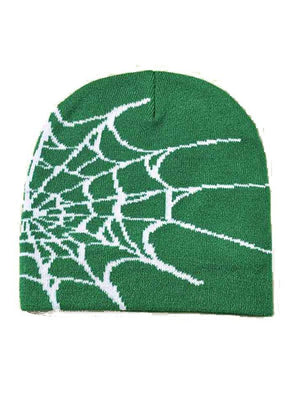 Bonnet à imprimé toile d'araignée