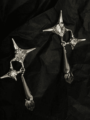 Boucles d'Oreilles Astral Décor Strass