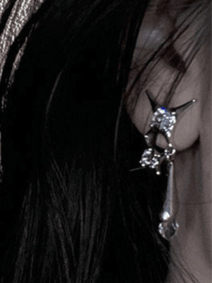 Boucles d'Oreilles Astral Décor Strass