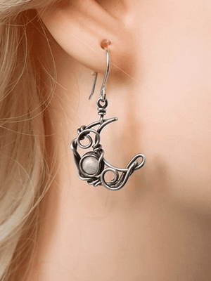 Boucles d'oreilles pendantes Boho Sun Moon
