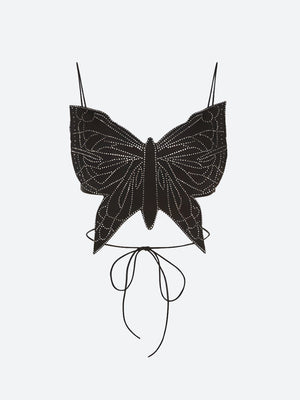 Butterfly Rhinestone Top – MAUVSTUDIO®