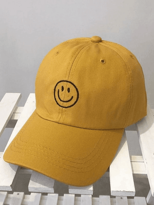 Casquette de baseball brodée Smile