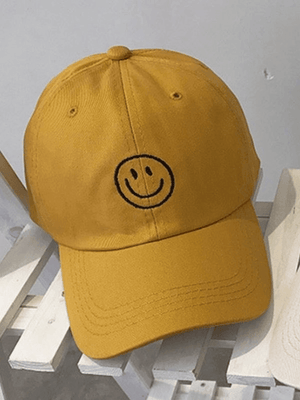 Casquette de baseball brodée Smile