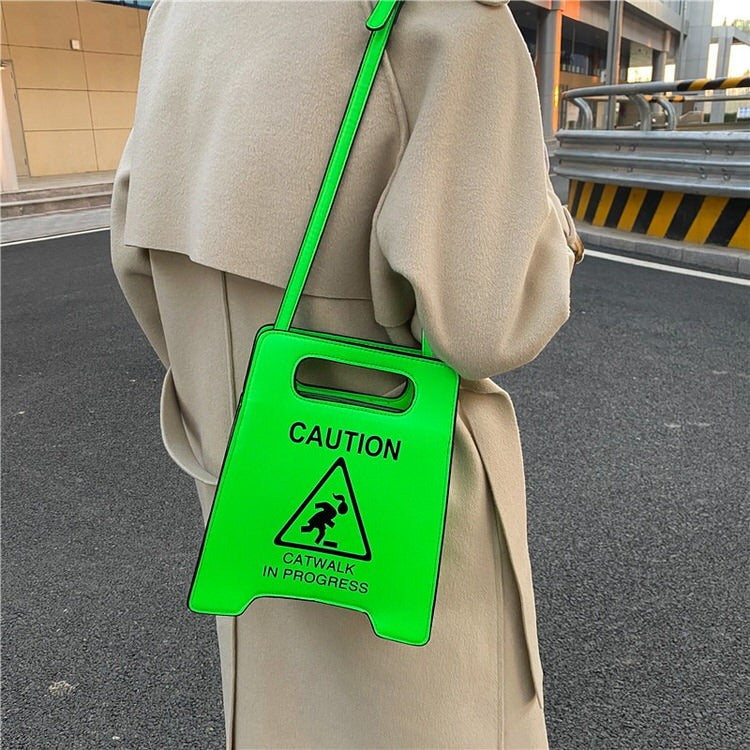 Catwalk in Progress Neon Handbag-Handbags-MAUV STUDIO-STREETWEAR-Y2K-CLOTHING