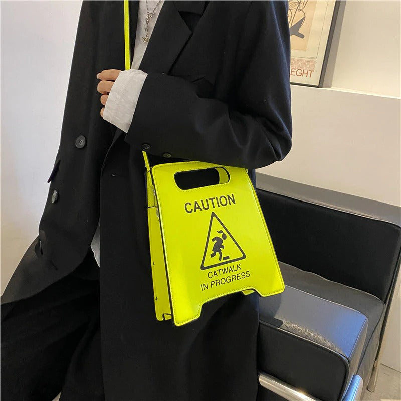 Catwalk in Progress Neon Handbag-Handbags-MAUV STUDIO-STREETWEAR-Y2K-CLOTHING