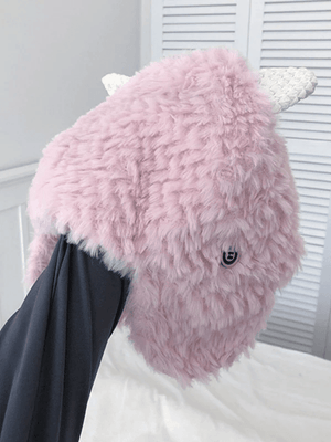 Chapeau de trappeur chaud en agneau pelucheux