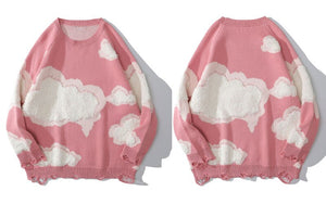 'Cloudy day' Knit Sweater