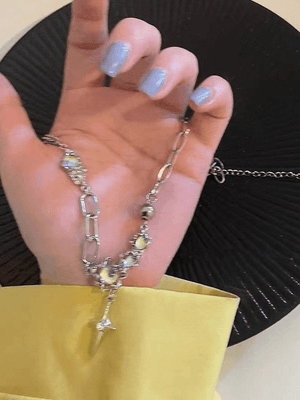 Collier Chaîne à Maillons Astral Décor Pierre