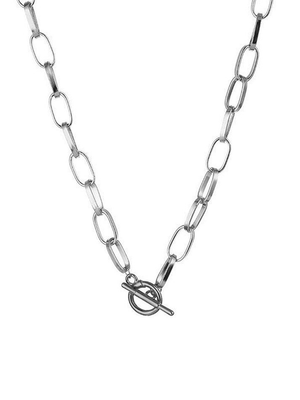 Collier à bascule avec chaîne à maillons simples