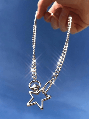 Collier chaîne à breloque étoile
