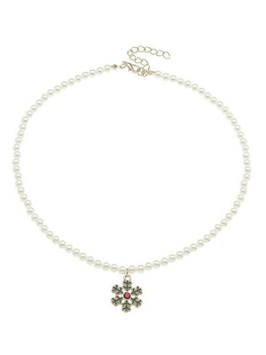 Collier de Noël en fausses perles