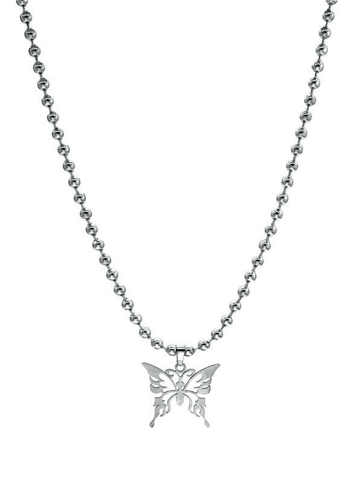 Collier pendentif papillon