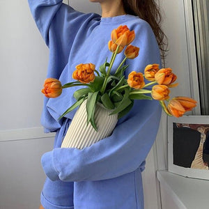 Comfy Life Sweatshirt & Shorts Co-Ord