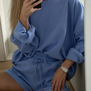 Comfy Life Sweatshirt & Shorts Co-Ord