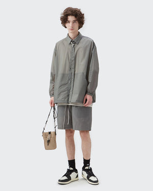 Concrete Nylon Short