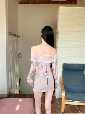 Coquette Lace Up Off Shoulder Top – MAUVSTUDIO®