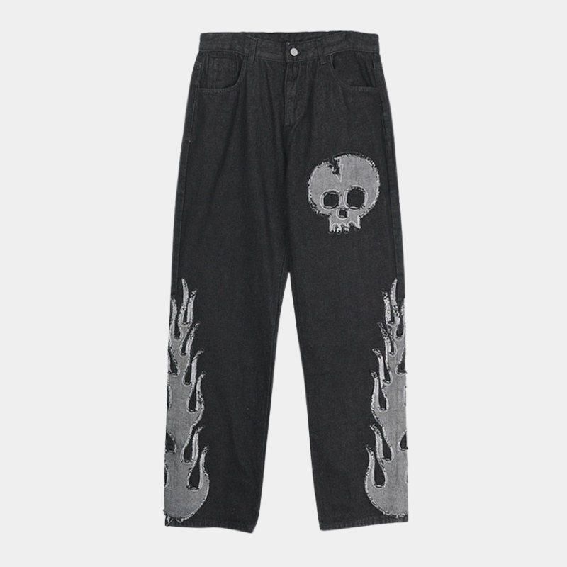 'Death Flames' Jeans