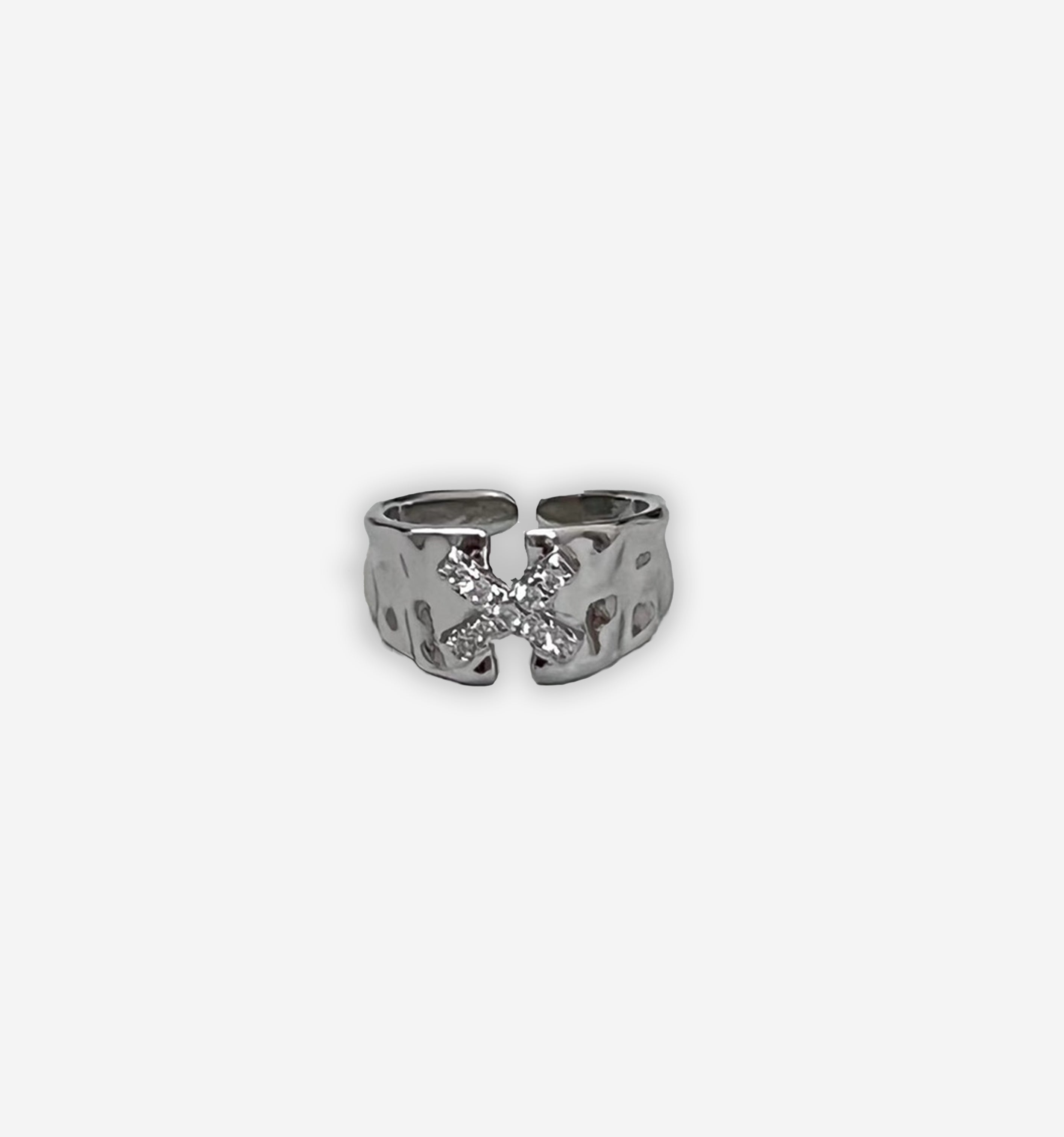 Diamond Cross Ring