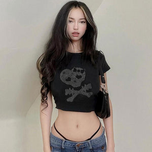 Emo Girl Crop Top