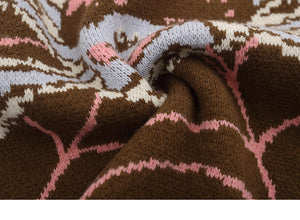 Evil Spider Graphic Knit Cotton Sweater