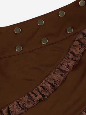 , Y2K skirt styled with a crop top