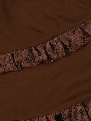 , Y2K skirt styled with a crop top