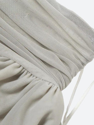 , Y2K skirt styled with a crop top