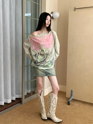 Fairycore One Shoulder Top – MAUVSTUDIO®